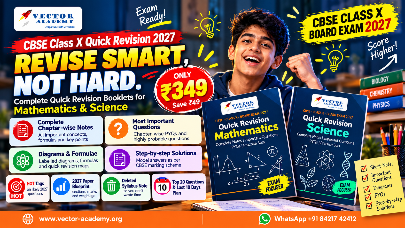 CBSE Board- Quick Revision Sci + Maths Combo