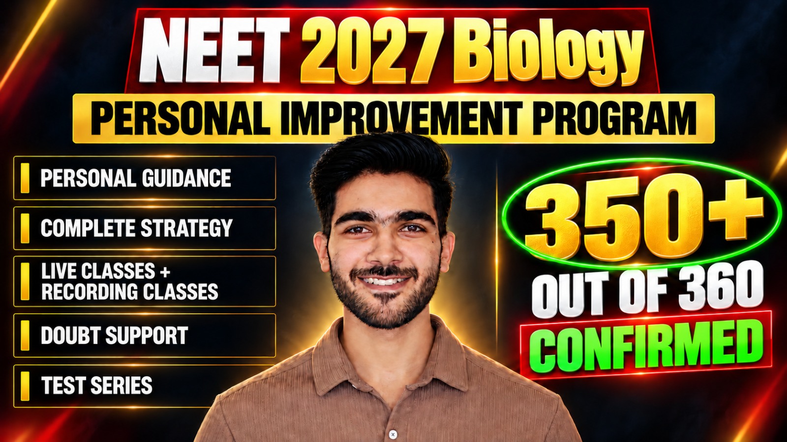 🧬 NEET 2027 Biology – Personal Improvement Progra