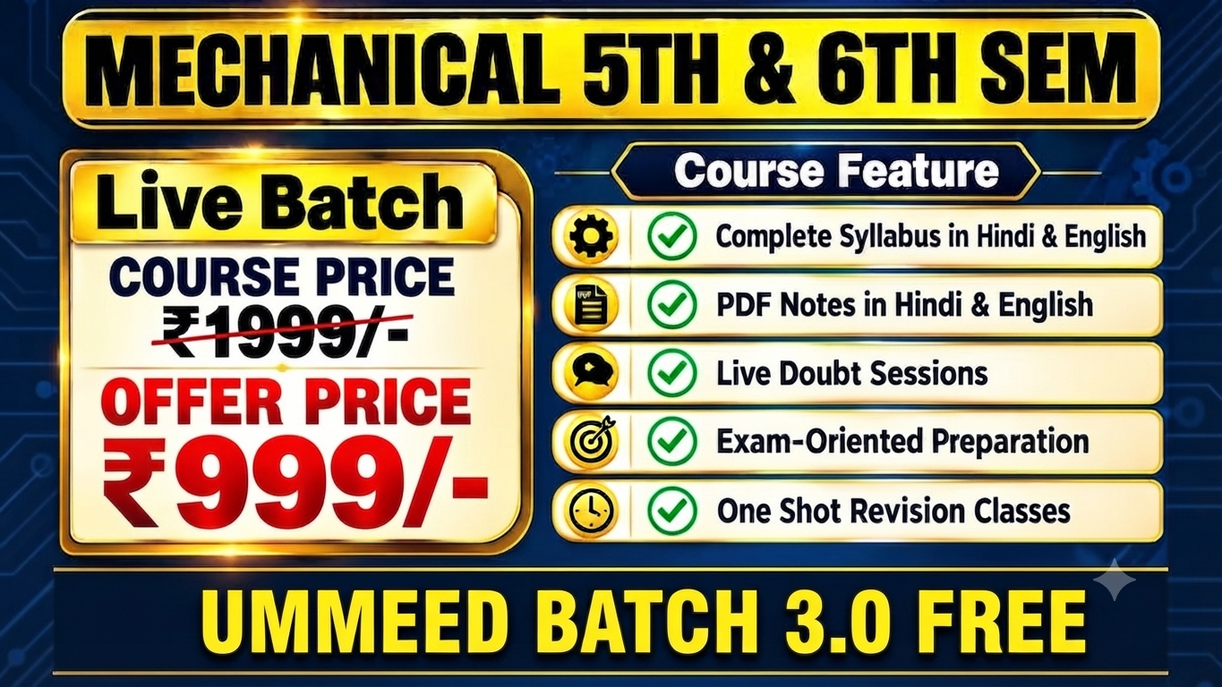 ME 5TH & 6TH SEM (PRODUCTION & AUTOMOBILE)