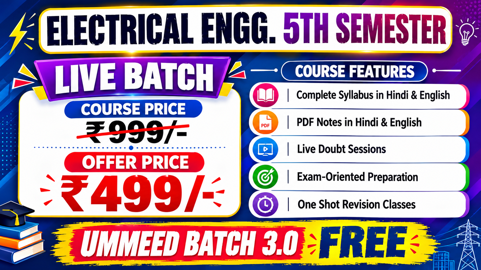 Electrical Engg.- 5th Semester (2026-27)