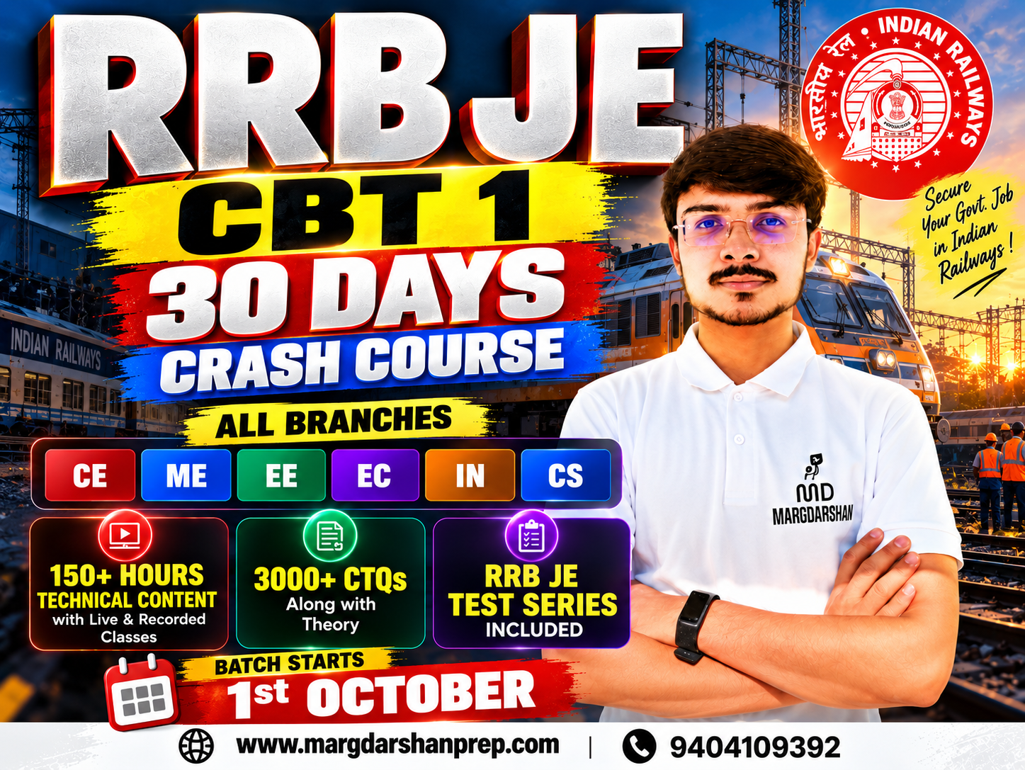RRB JE CBT 1 Crash Course