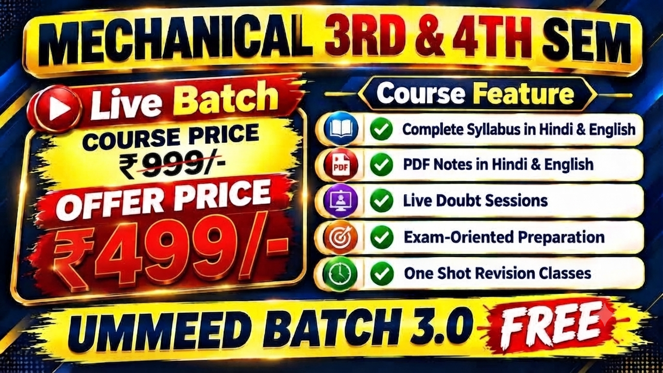 ME 3rd & 4th SEM