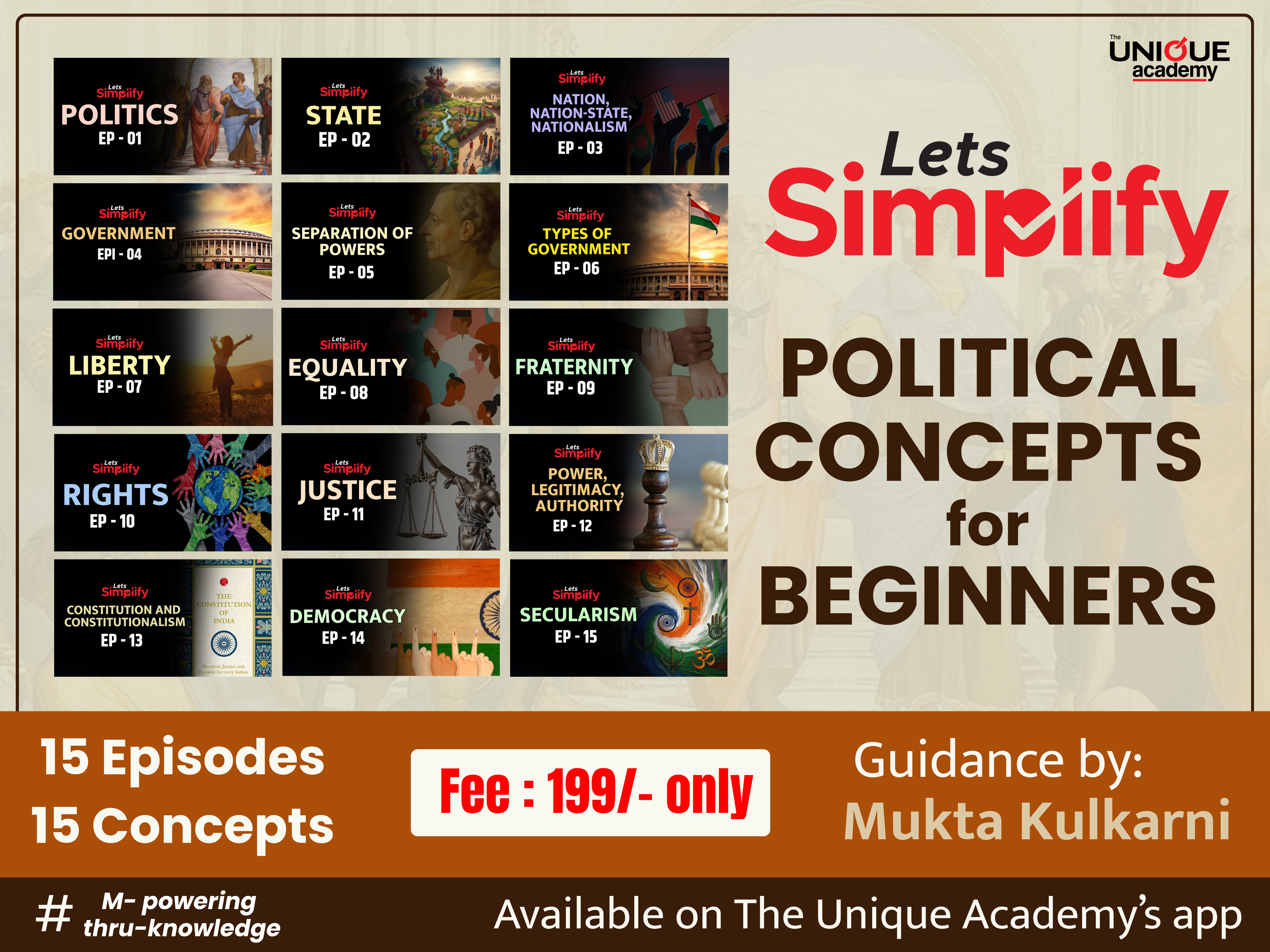 LET'S SIMPLIFY - POLITICAL CONCEPTS FOR BEGINNERS