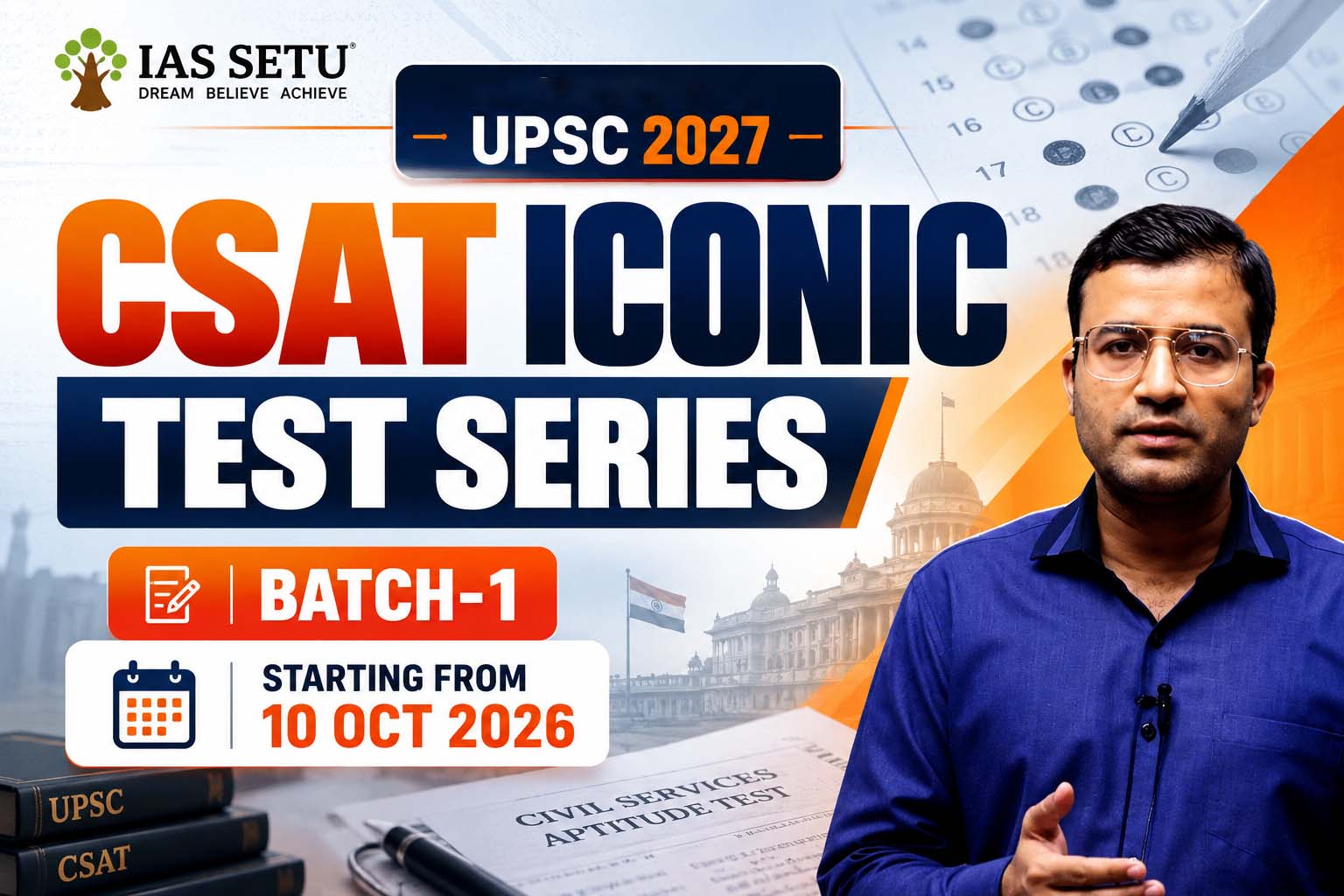 CSAT iConic Test Series Batch 1 UPSC CSE 2027