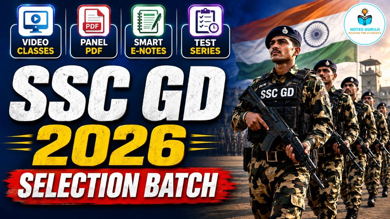 SSC GD 2026 Selection Batch 
