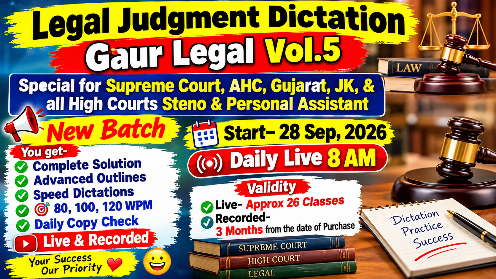 Courts Dictations (Live 5)