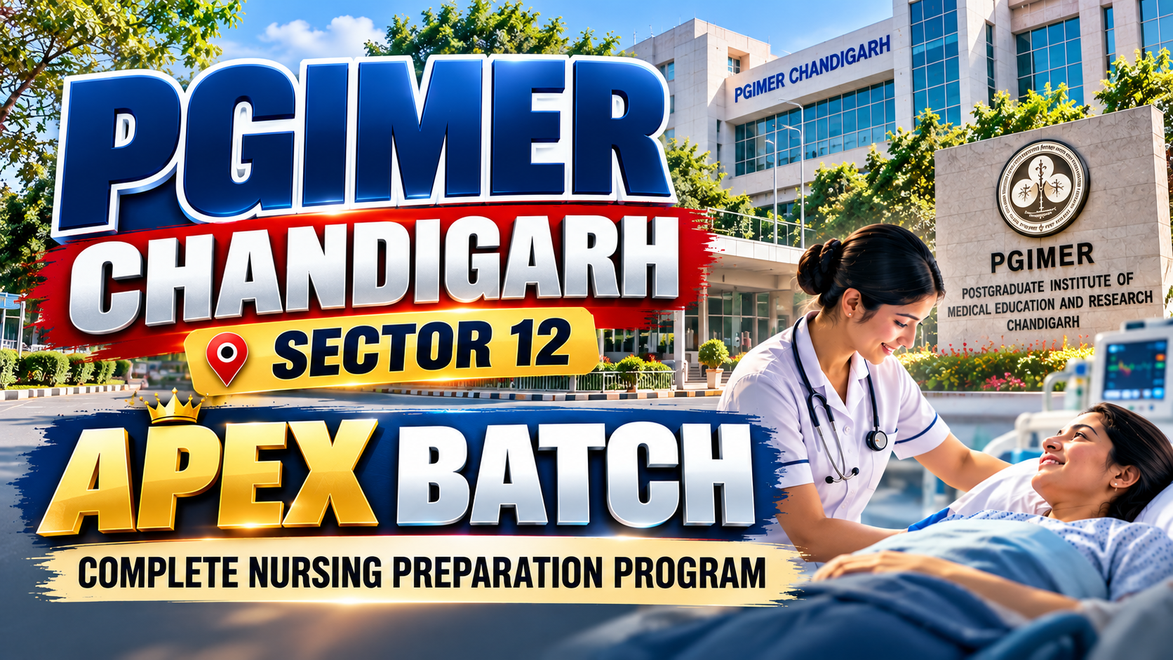PGIMER CHANDIGARH SECTOR 12 – APEX BATCH