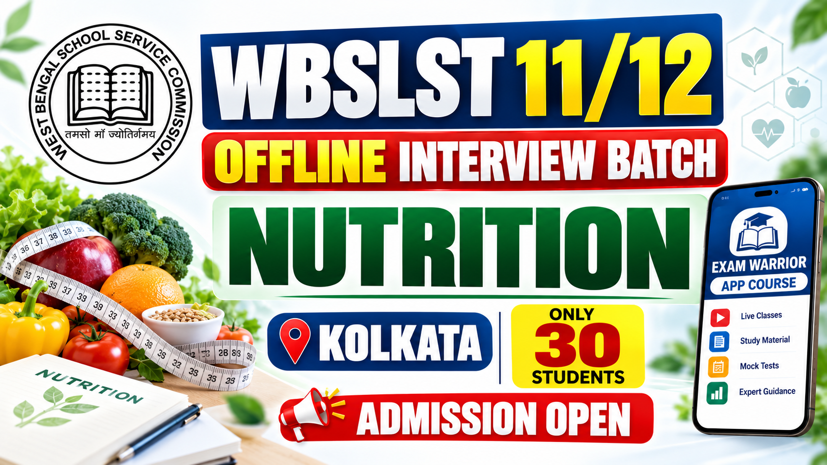 SLST NUTRITION 11/12 OFFLINE (KOLKATA)
