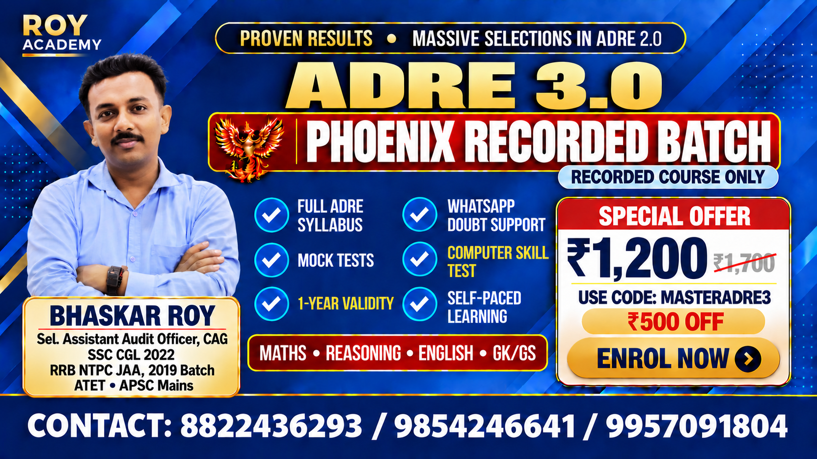 ADRE 3.0 PHOENIX RECORDED COURSE