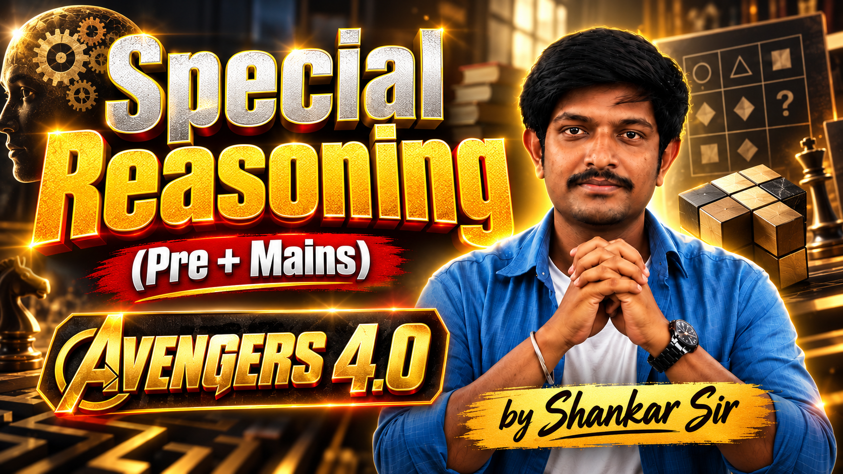Special Reasoning (Pre + Mains) by Shankar Sir Avengers 4.0
