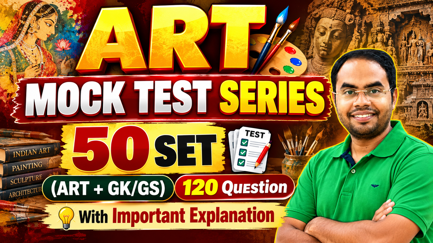 NEW TGT/PGT ART मॉक टेस्ट 2026/27
