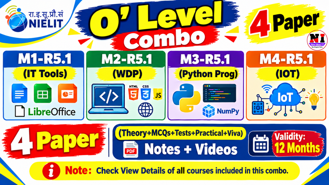 O Level All Paper Combo (M1, M2, M3, M4)
