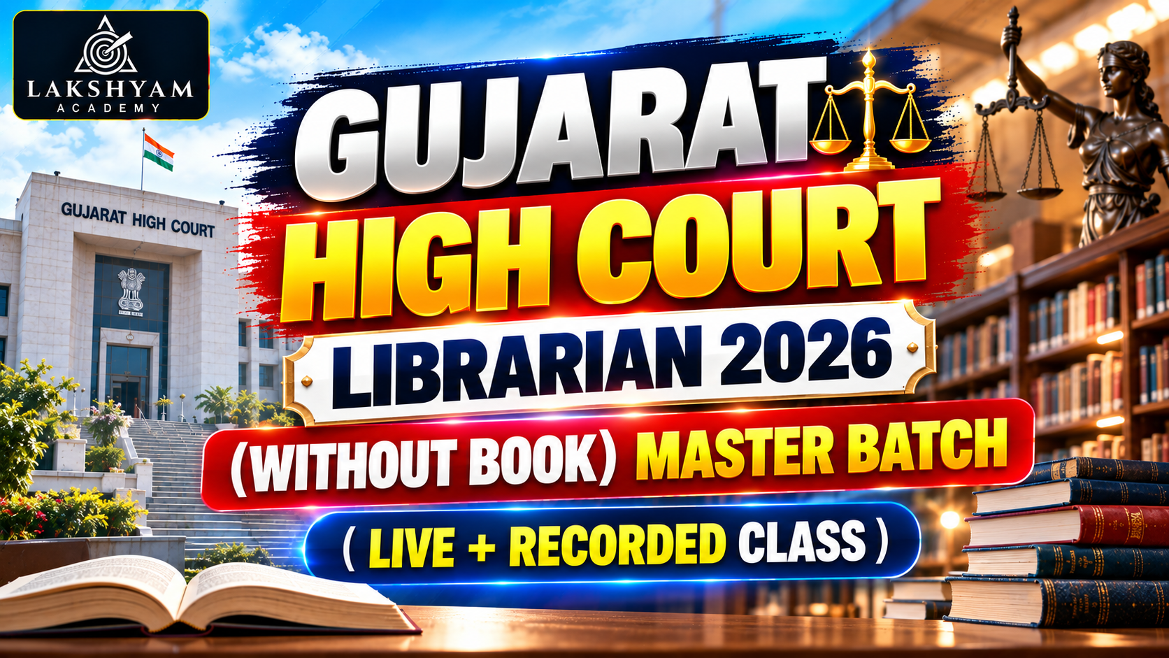 ⚖️ GUJARAT HIGH COURT LIBRARIAN 2026 (WITHOUT BOOK)