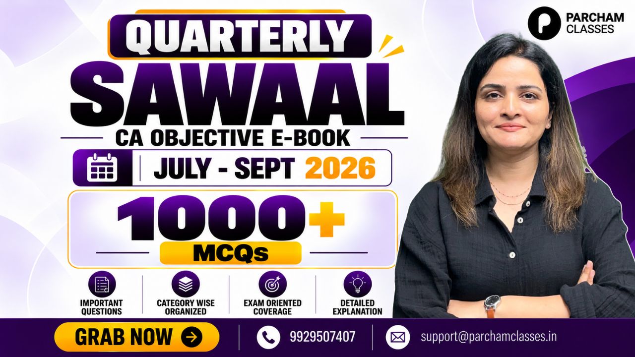 Quarterly Sawaal CA Objective eBook – July - September 2026