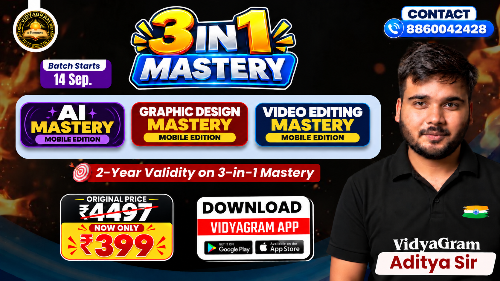 3 in 1 Mastery Course By Aditya Sir