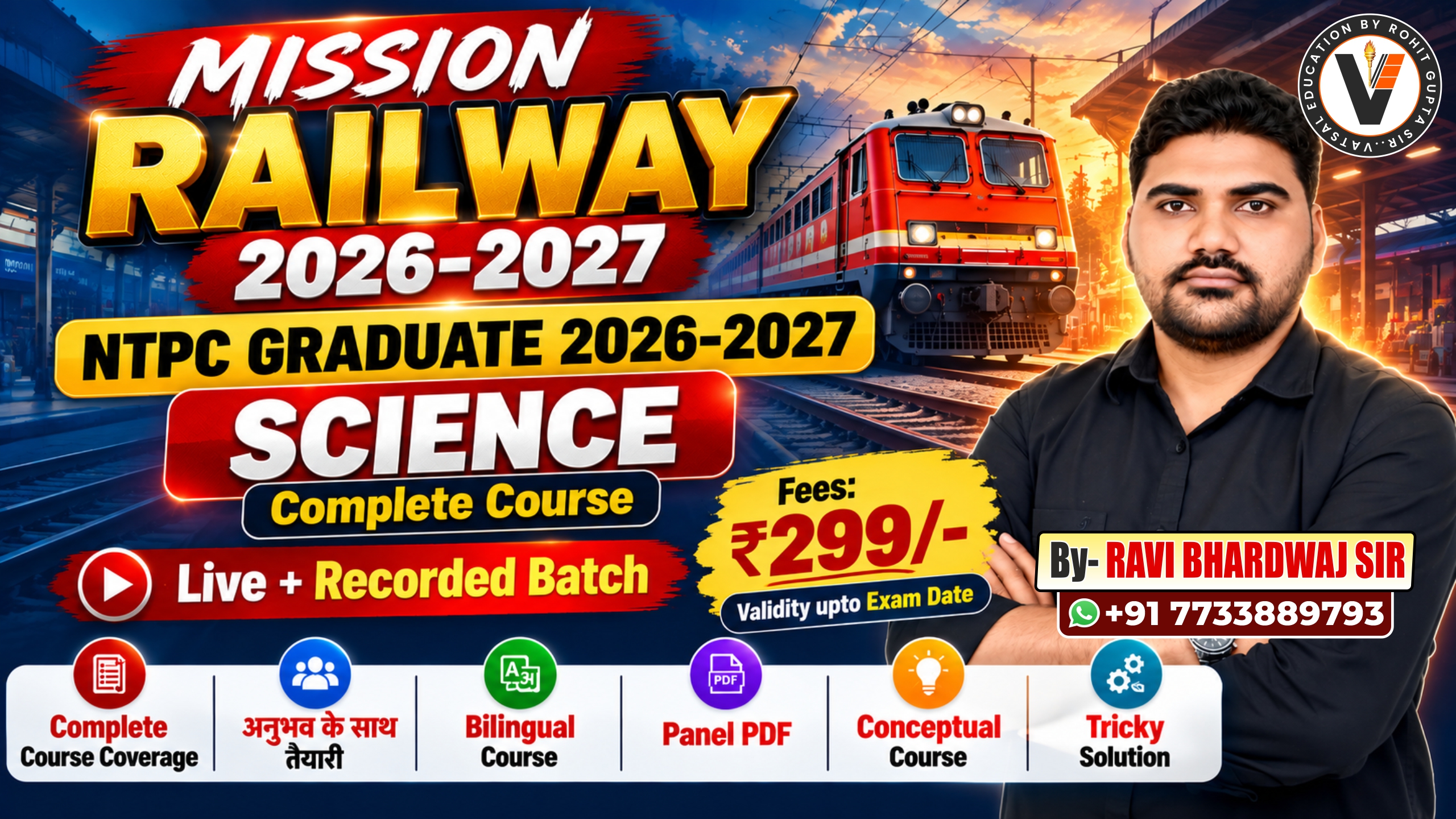 RRB NTPC -2026 Graduate Science Complete Course