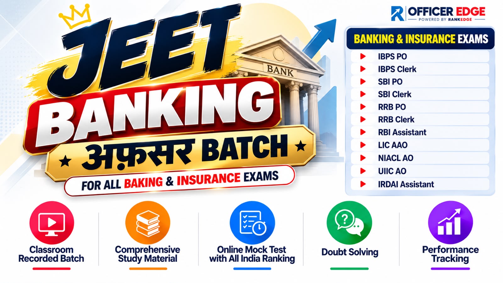 JEET BANKING अफसर BATCH - All Banking Exams