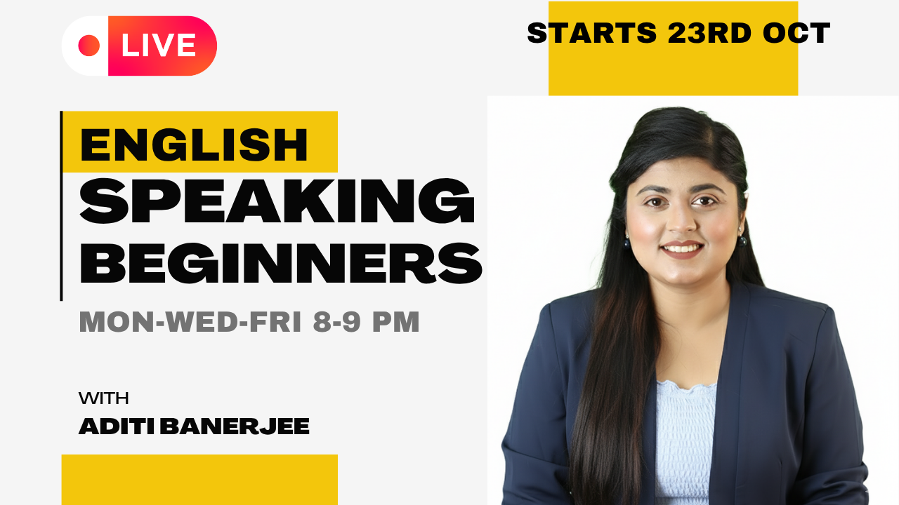 Special English Speaking Course - Oct