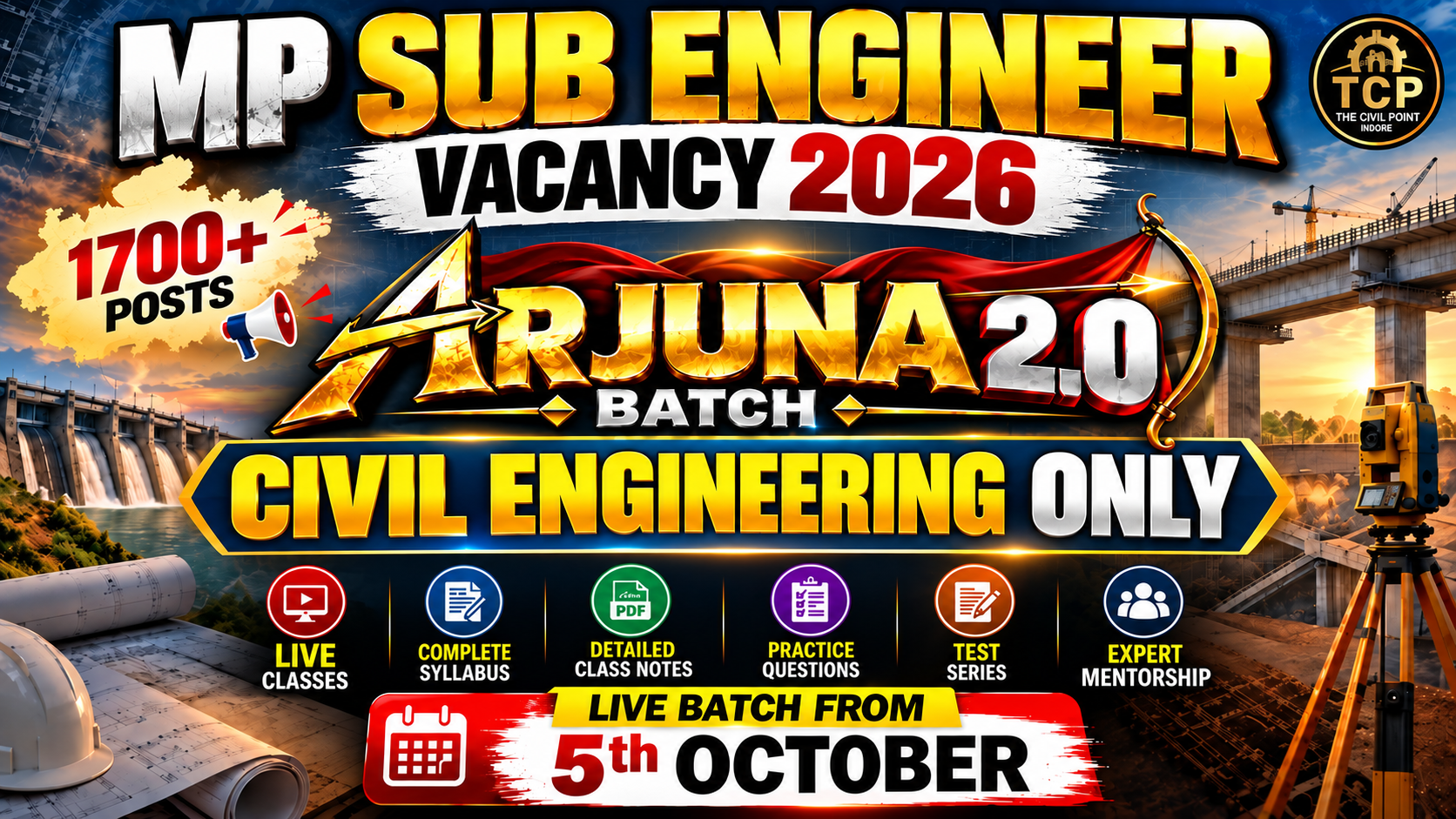 Arjuna 2.0 | Civil Engineering Only | Complete technical Syllabus 
