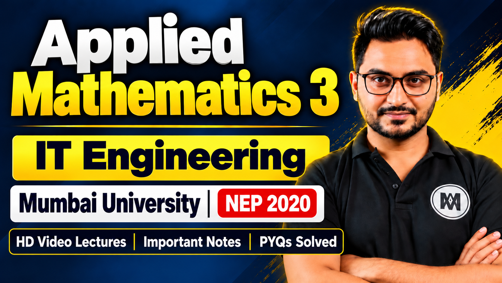 Applied Maths 3 (IT Engineering) - Mumbai University