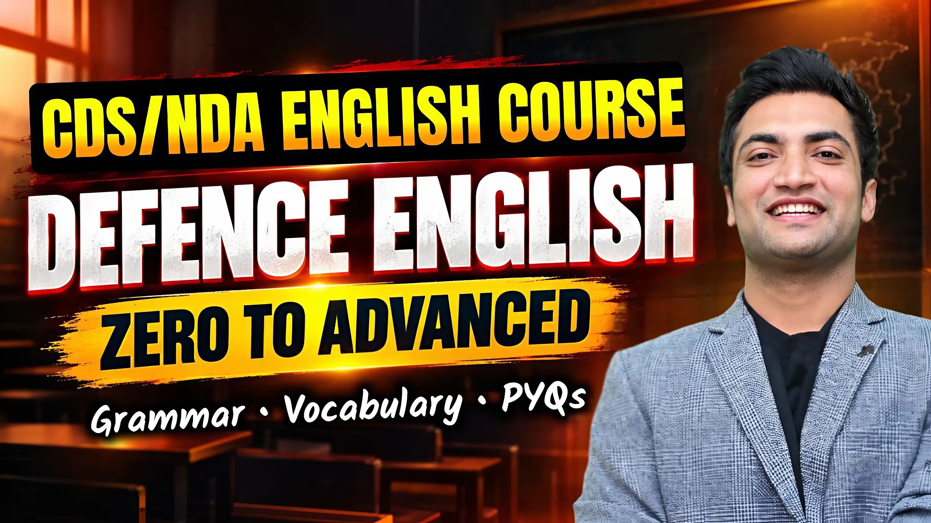 CDS/NDA ENGLISH COURSE DEFENCE ENGLISH ZERO TO ADVANCED