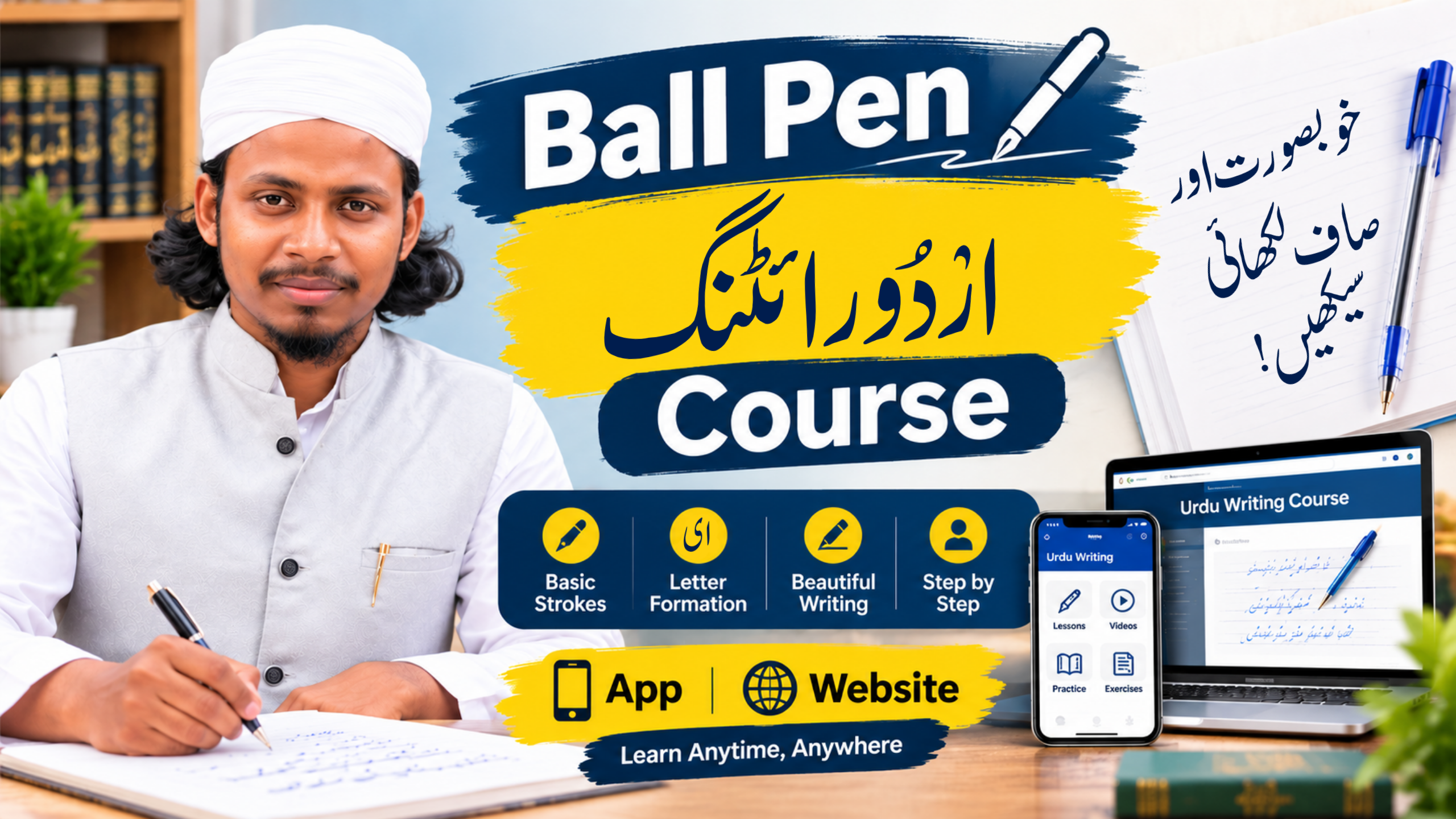 Urdu Handwriting Course | Free