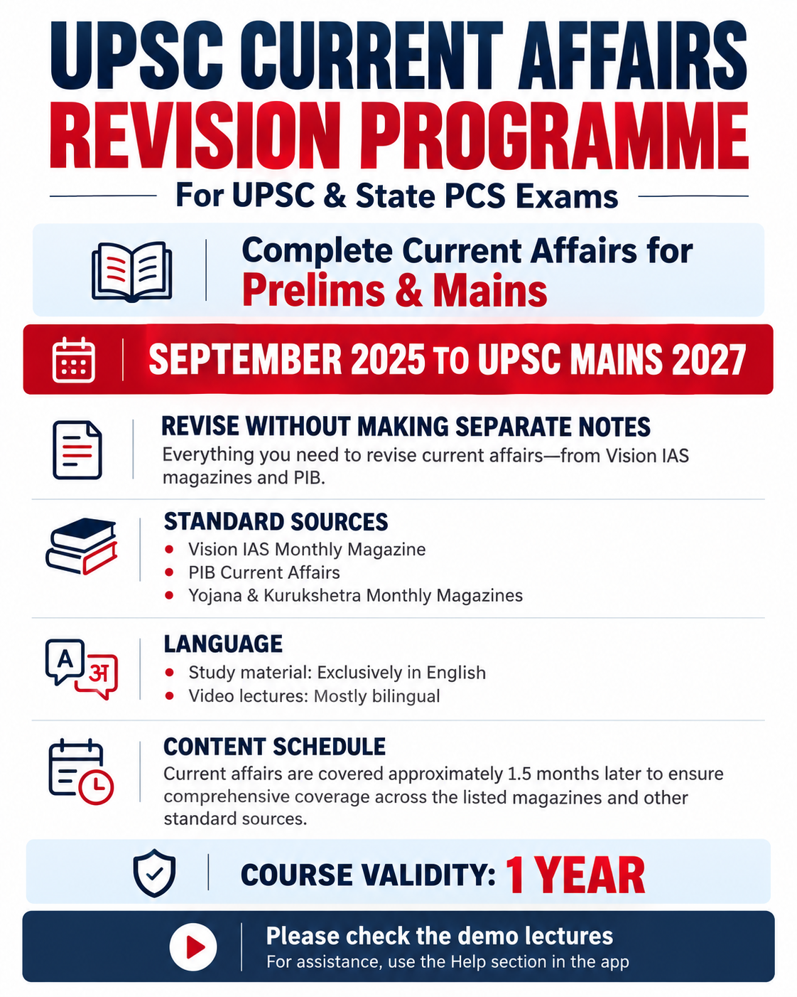 UPSC Current Affairs Program[Prelims & Mains]
