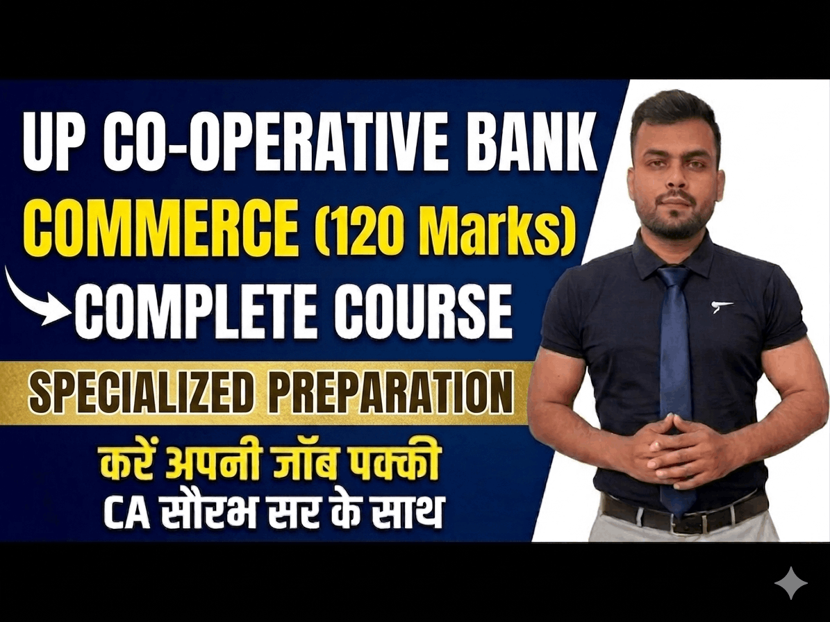 UP COOPERATIVE BANK (120 Marks Commerce)