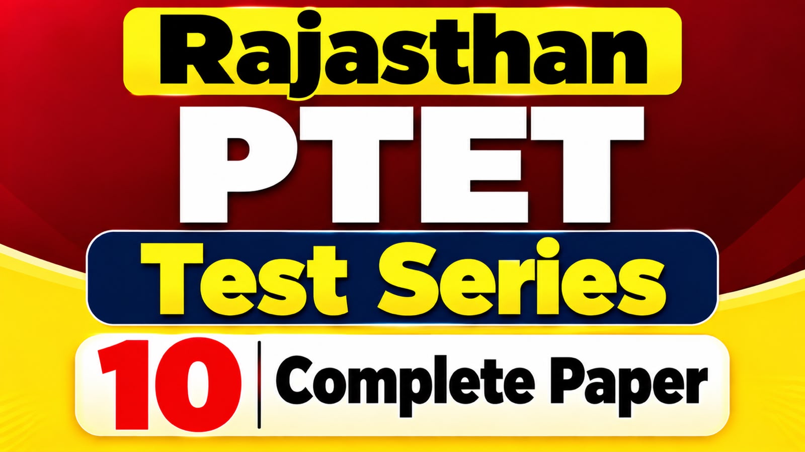 RPSC PTET Test Series 