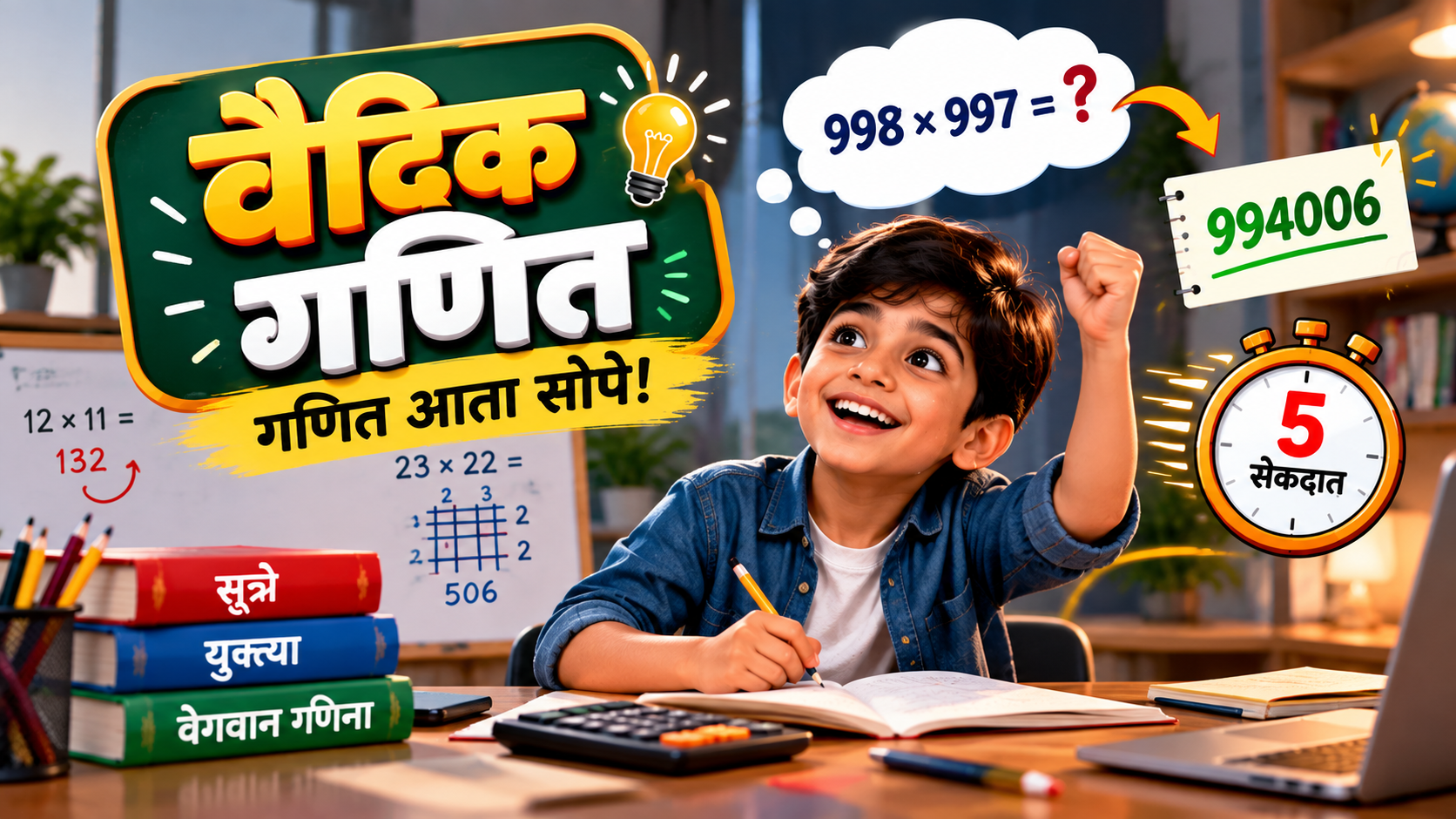 Vedic Math in Marathi