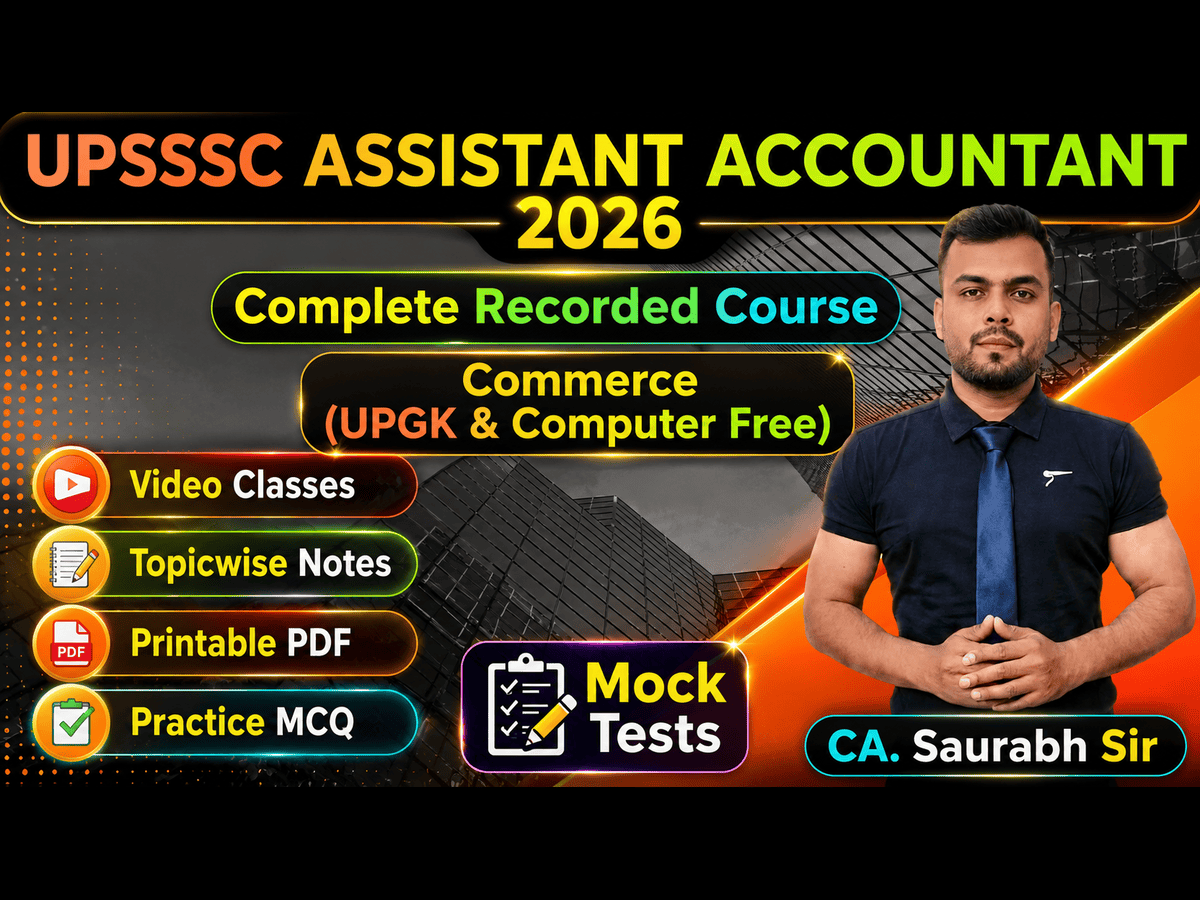 UPSSSC Auditor & Assistant Accountant (अंकेक्षक व सहायक लेखाकार) 2026