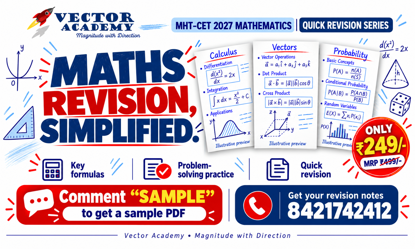 MHT-CET 2027: Maths Quick Revision