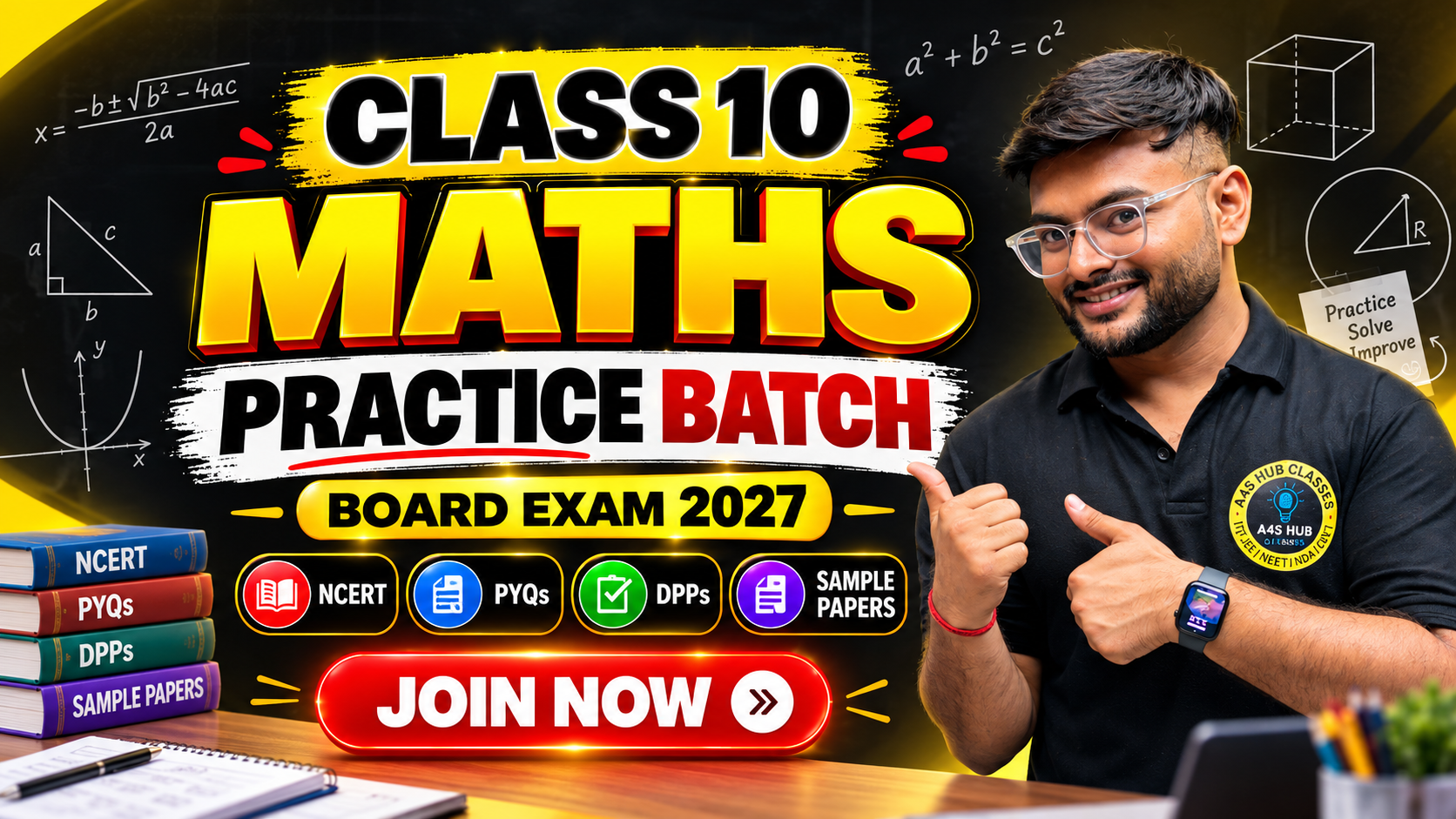 Class 10 Mathematics –Practice Batch (Session 2026-27)