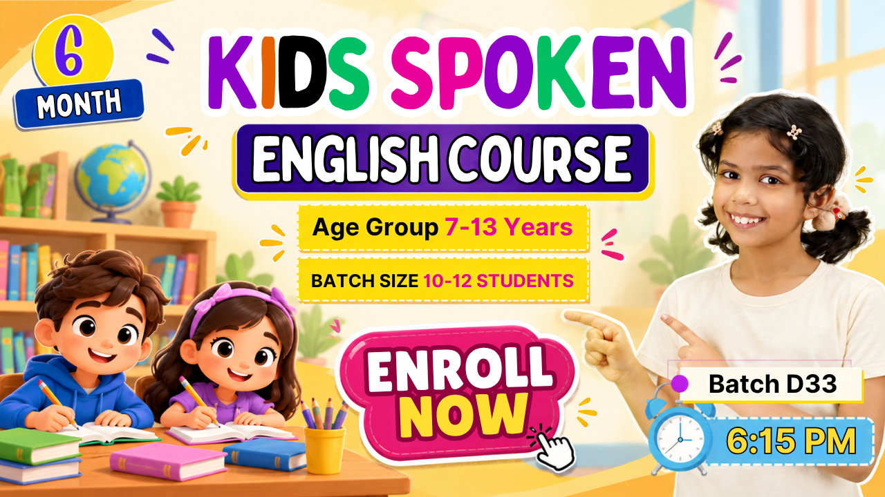 Kids English Mastery ~ (D33: Age 8-12) ~ 6-Month Program