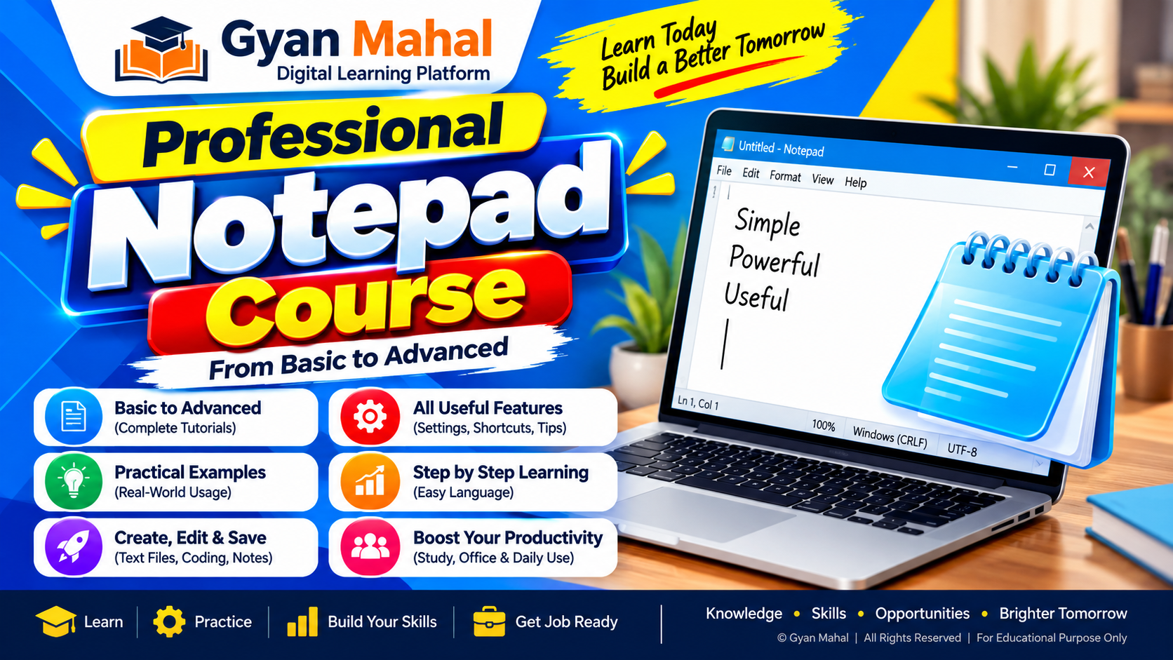 Professional Notepad Course