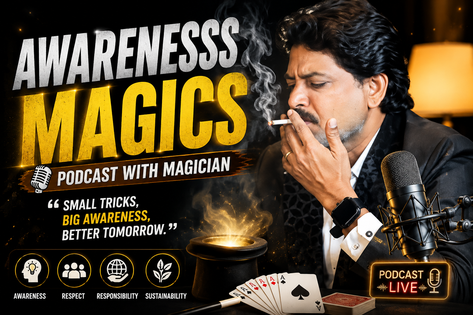 Podcast with Stage Magician