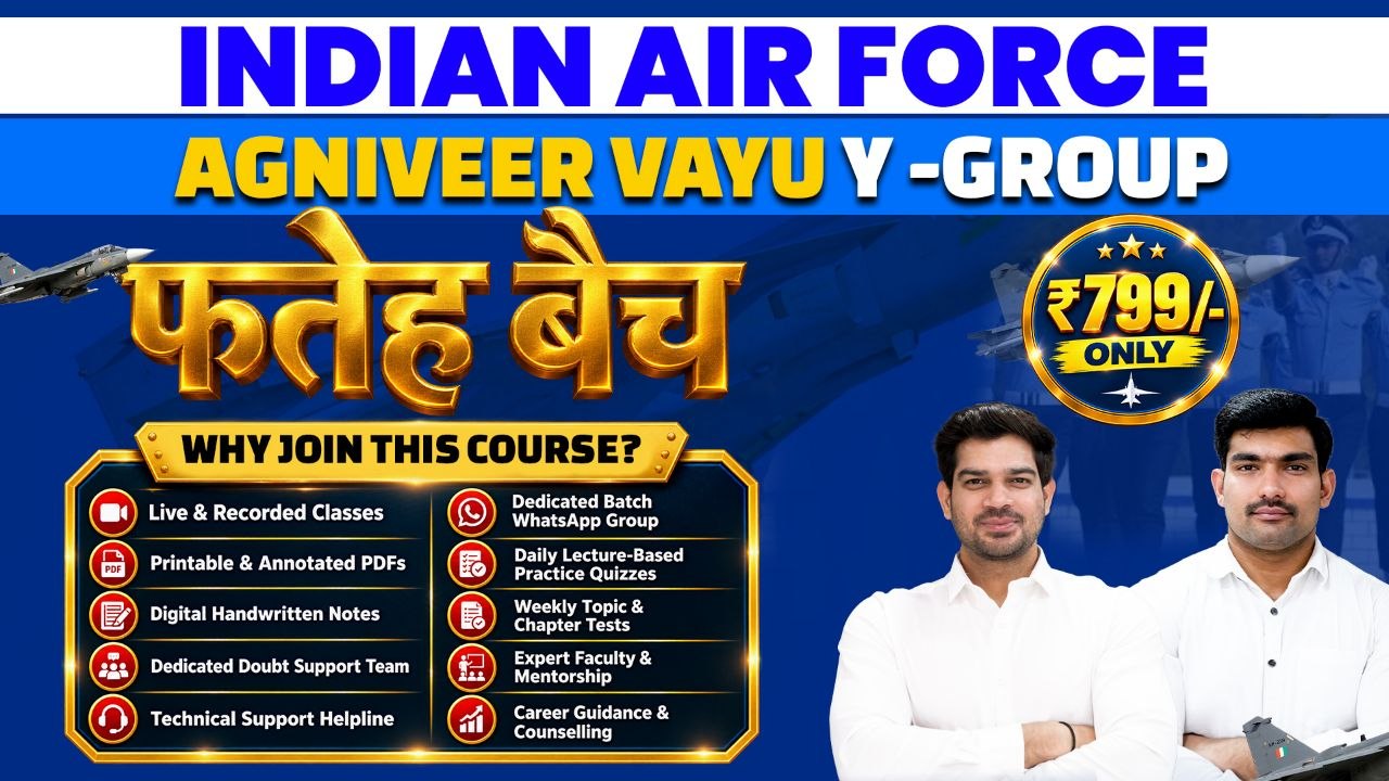 (फ़तेह Series) Air Force 01/2028 Y Group Batch