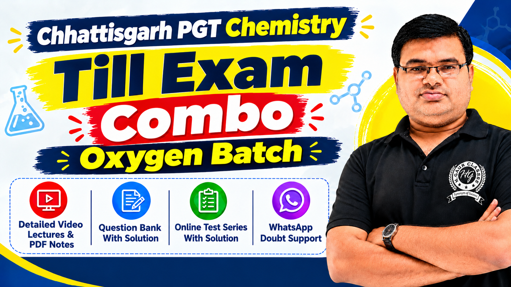 Till Exam Combo For Chhattisgarh PGT Chemistry โ Oxygen Batch