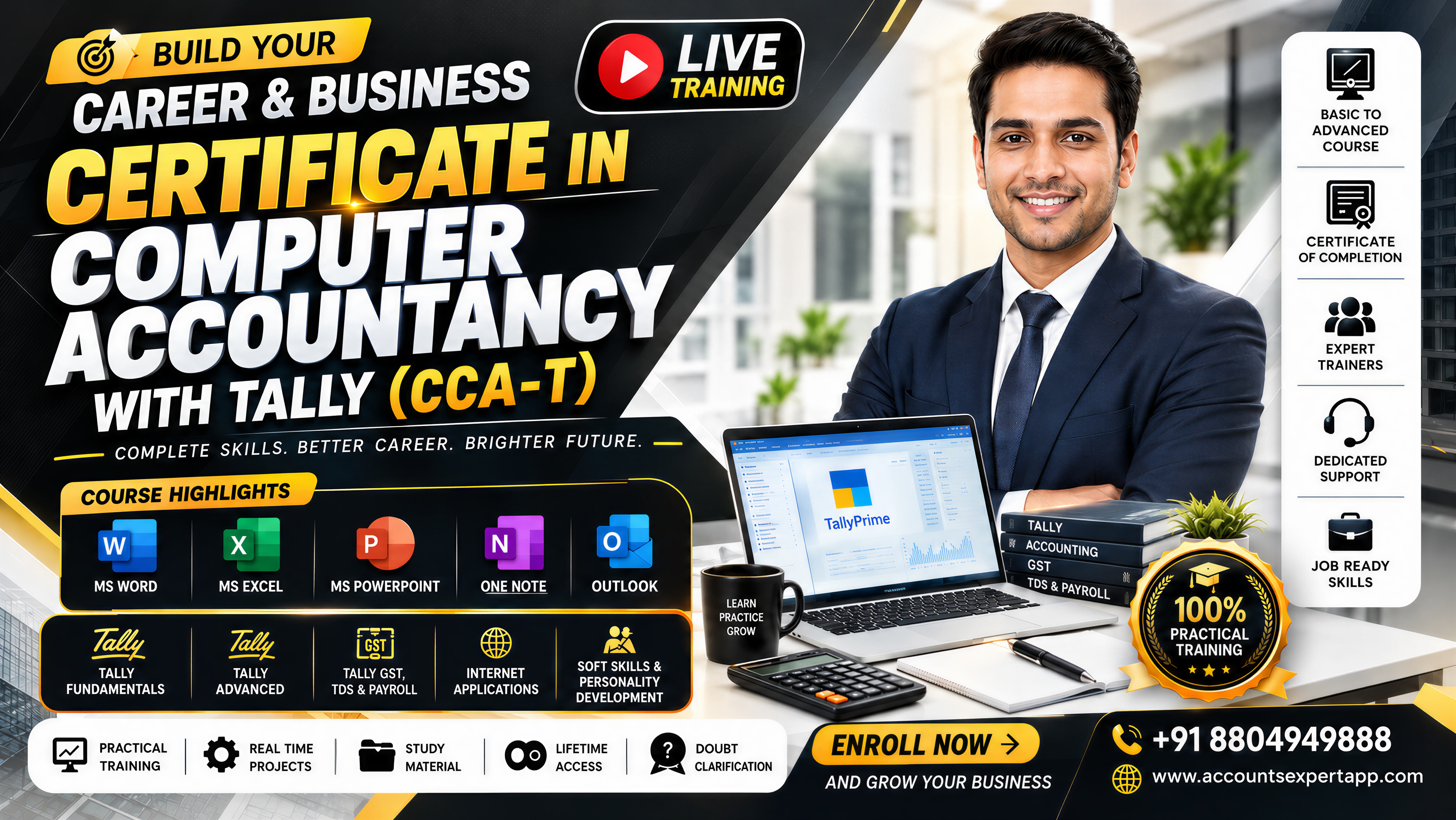 Certificate in Computer Accountancy with Tally (CCA-T)
