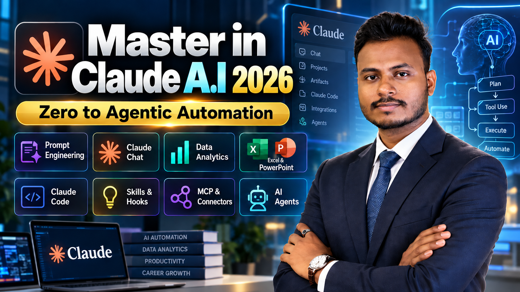 Master in Claude A.I 2026 : Agents & Automation