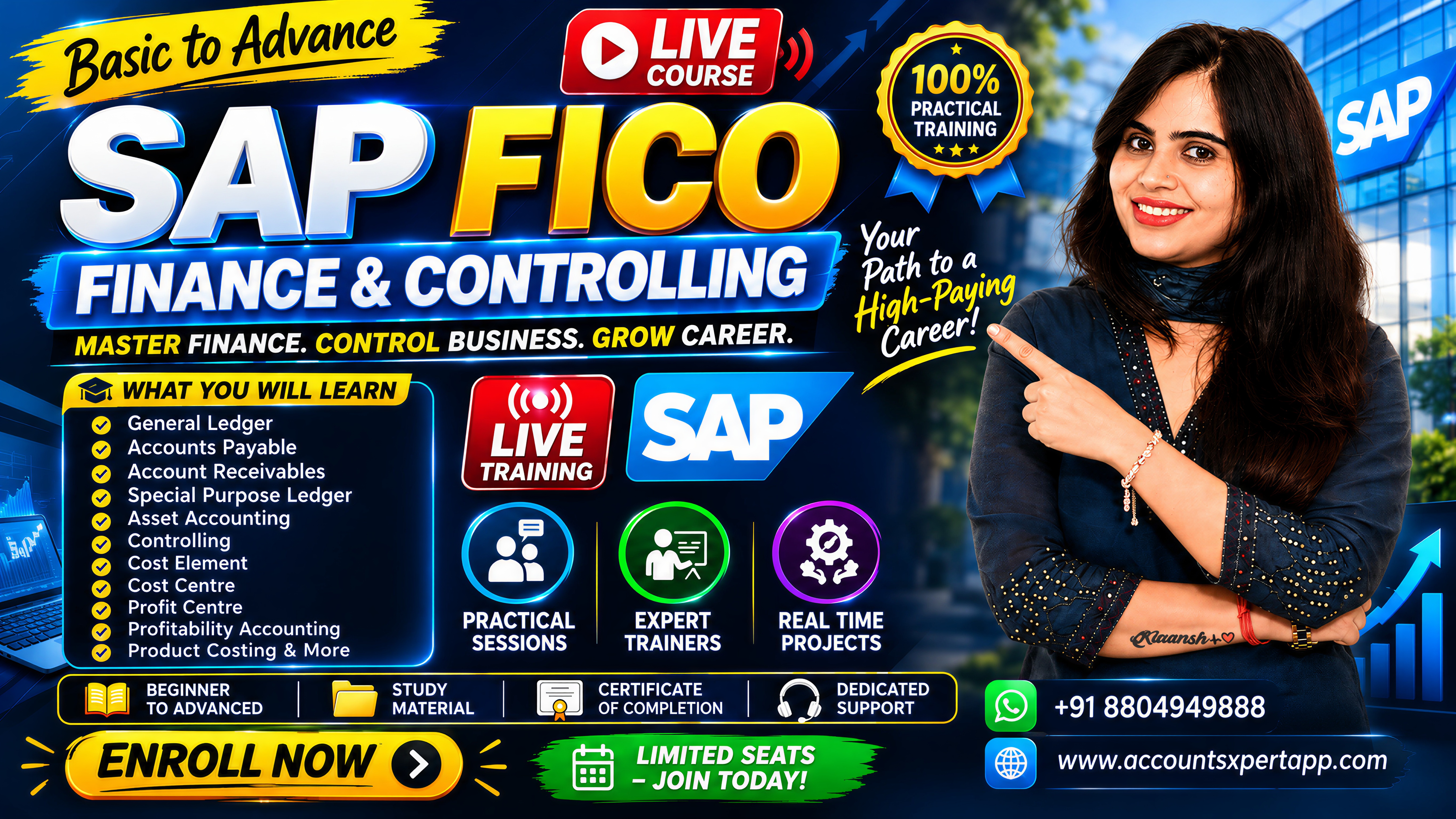 SAP FICO (Finance & Controlling )  Basic to Advance Live Course