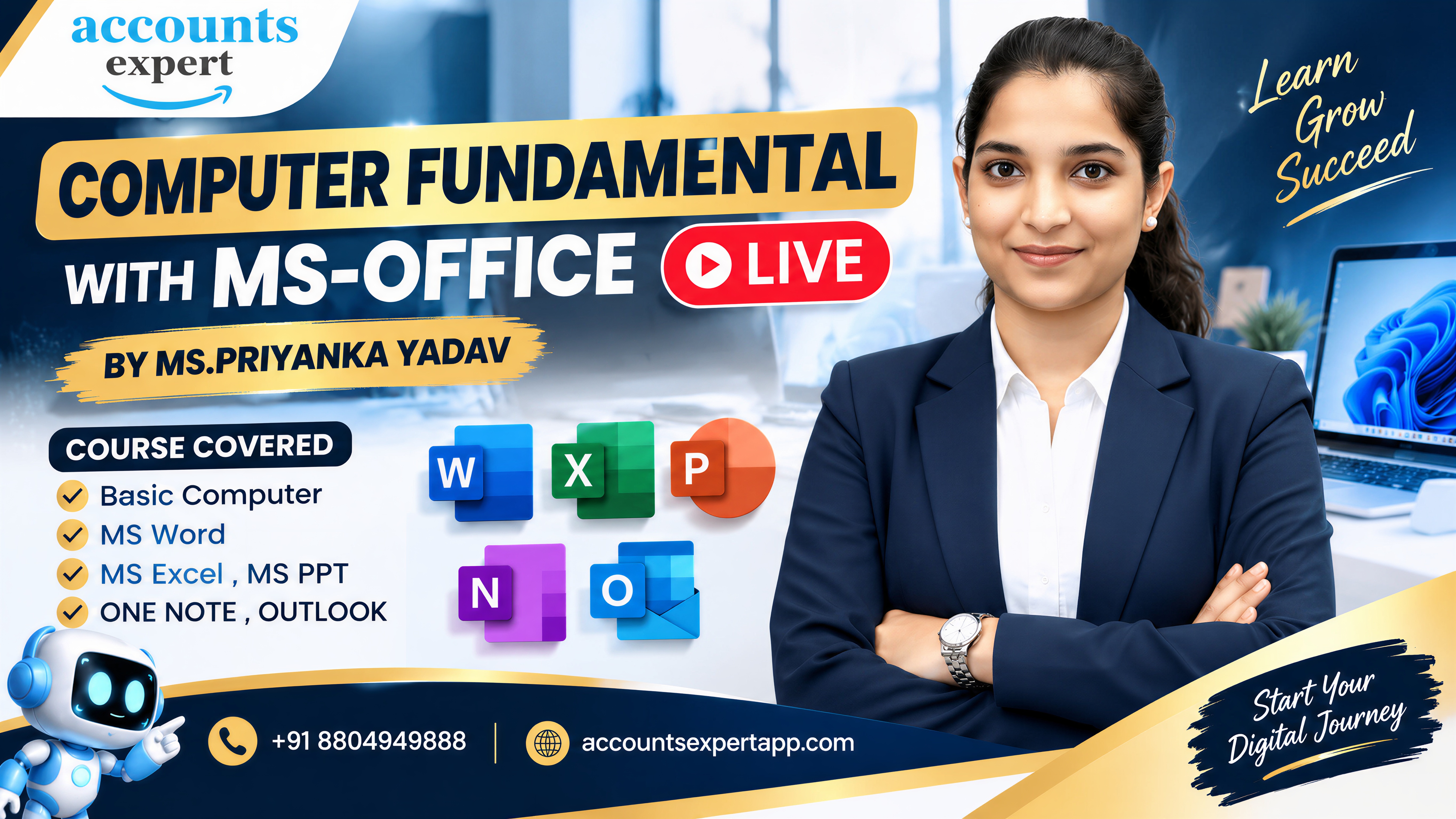 Computer Fundamental LIVE with MS-OFFICE