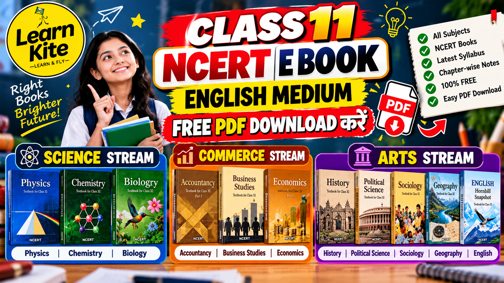 FREE CLASS 11 NCERT E-BOOK ENGLISH MEDIUM 