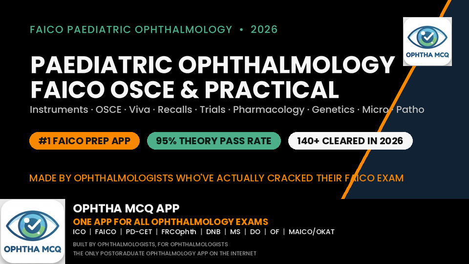 PAEDIA OPHTHAL FAICO OSCE AND PRACTICAL COURSE