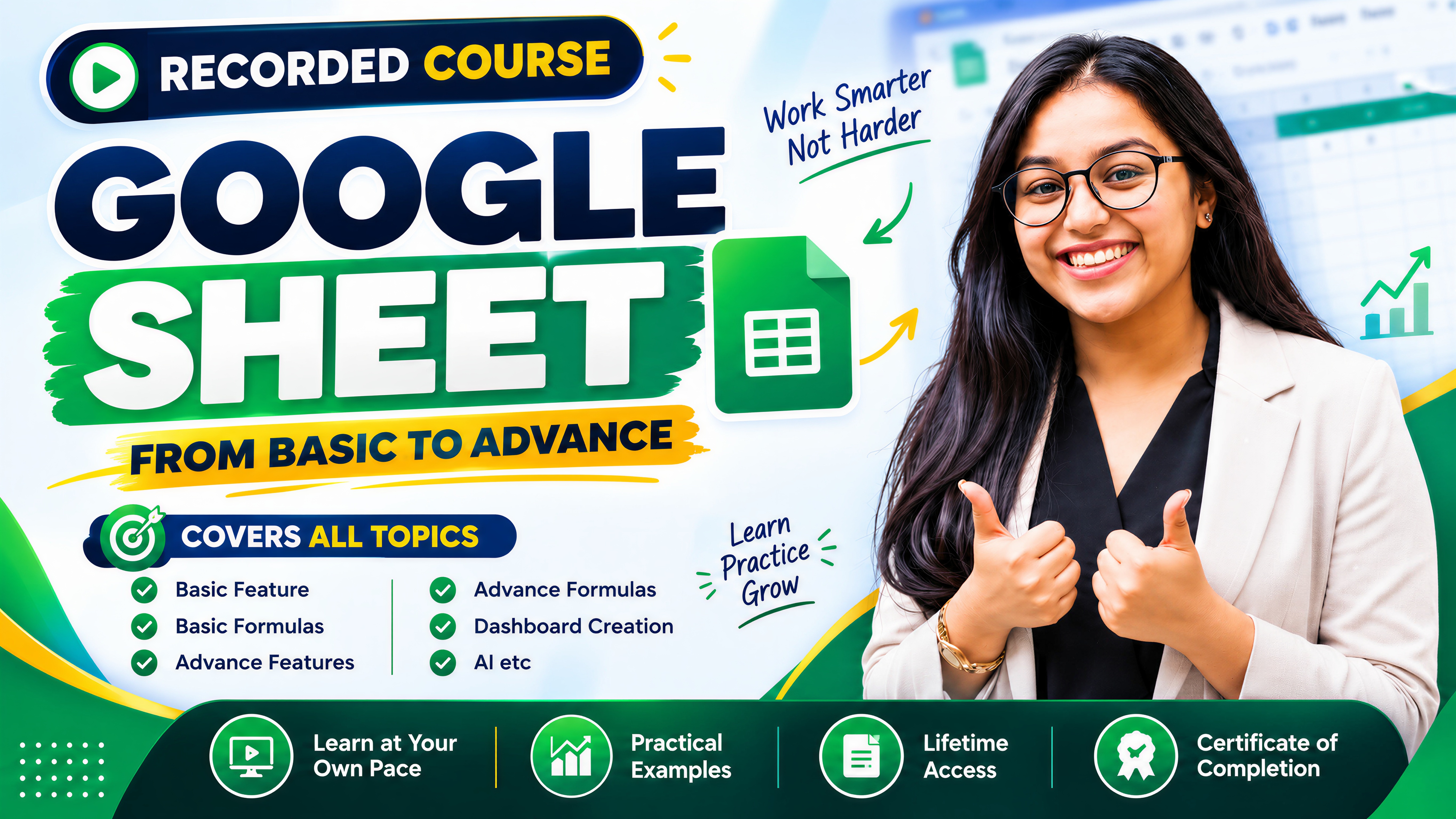 Google Sheets Course: From Beginner to Expert