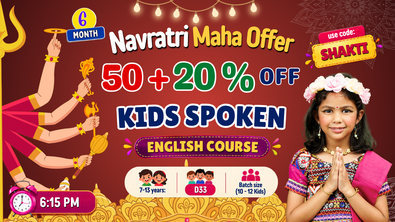 Kids English Mastery ~ (D33: Age 8-12) ~ 6-Month Program