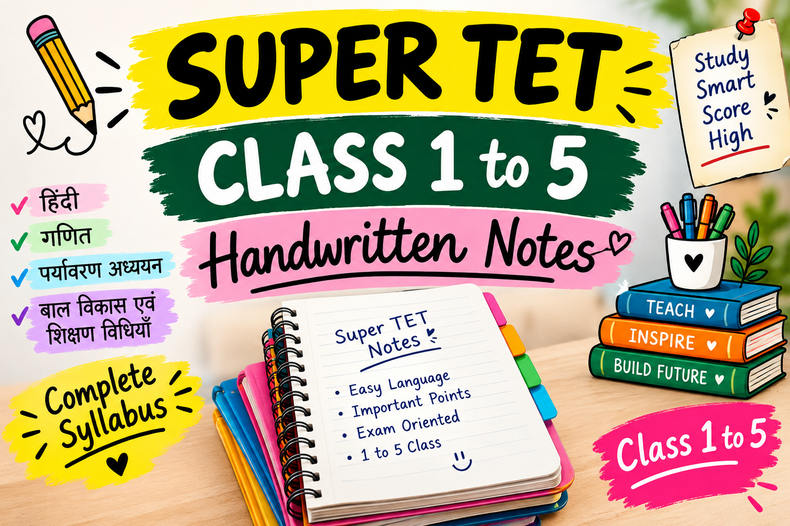 Super tet notes PDF (1 to 5)