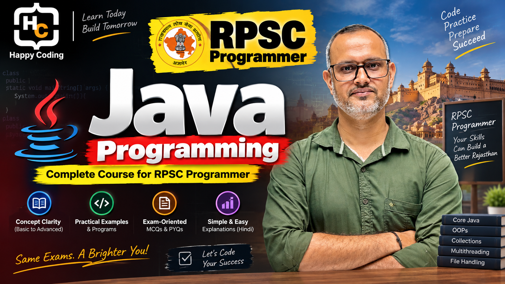RPSC Programmer (Java, C++, Dot Net) Live MCQ's + Recorded