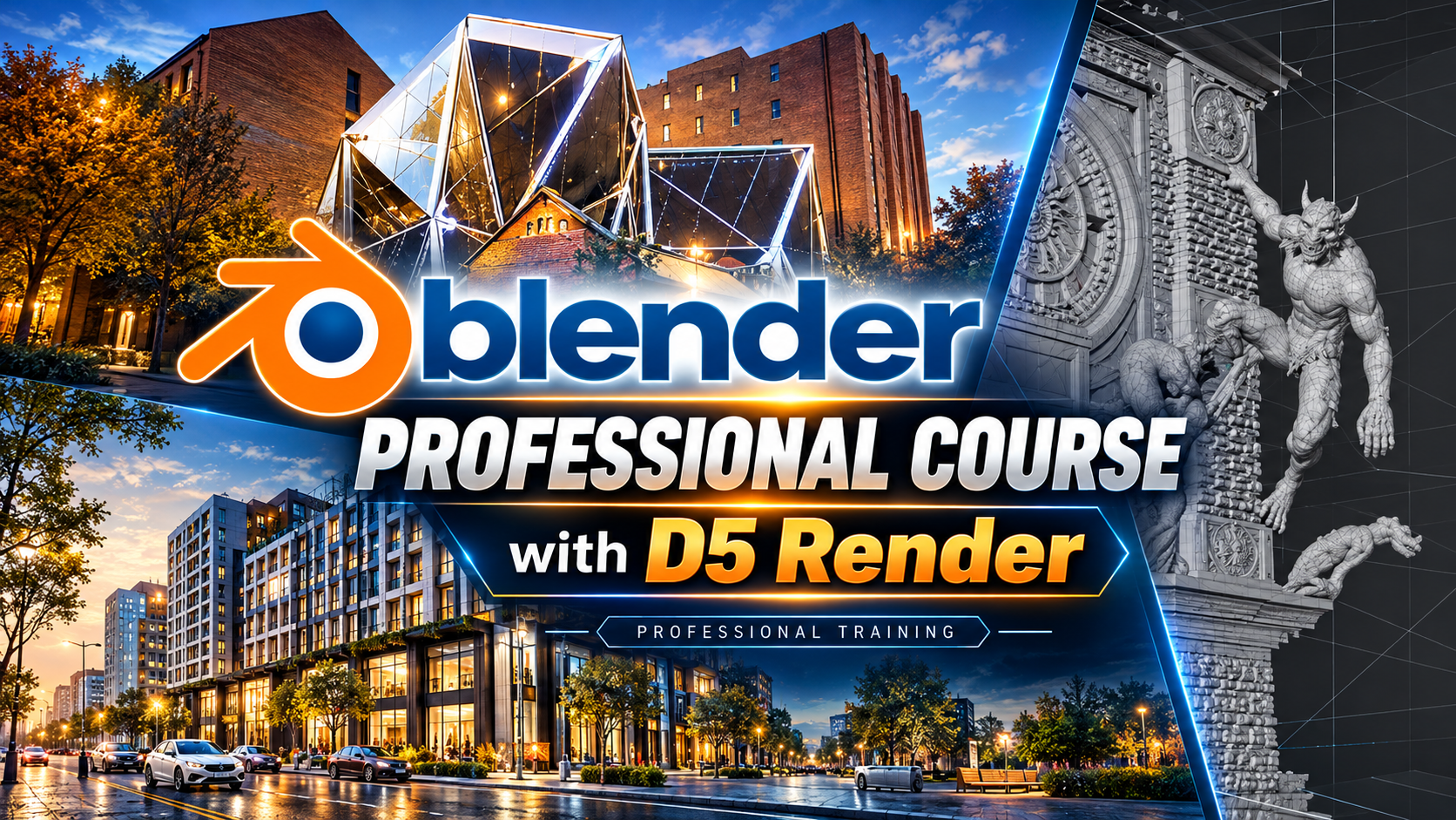 Blender Professional Course with D5 Render