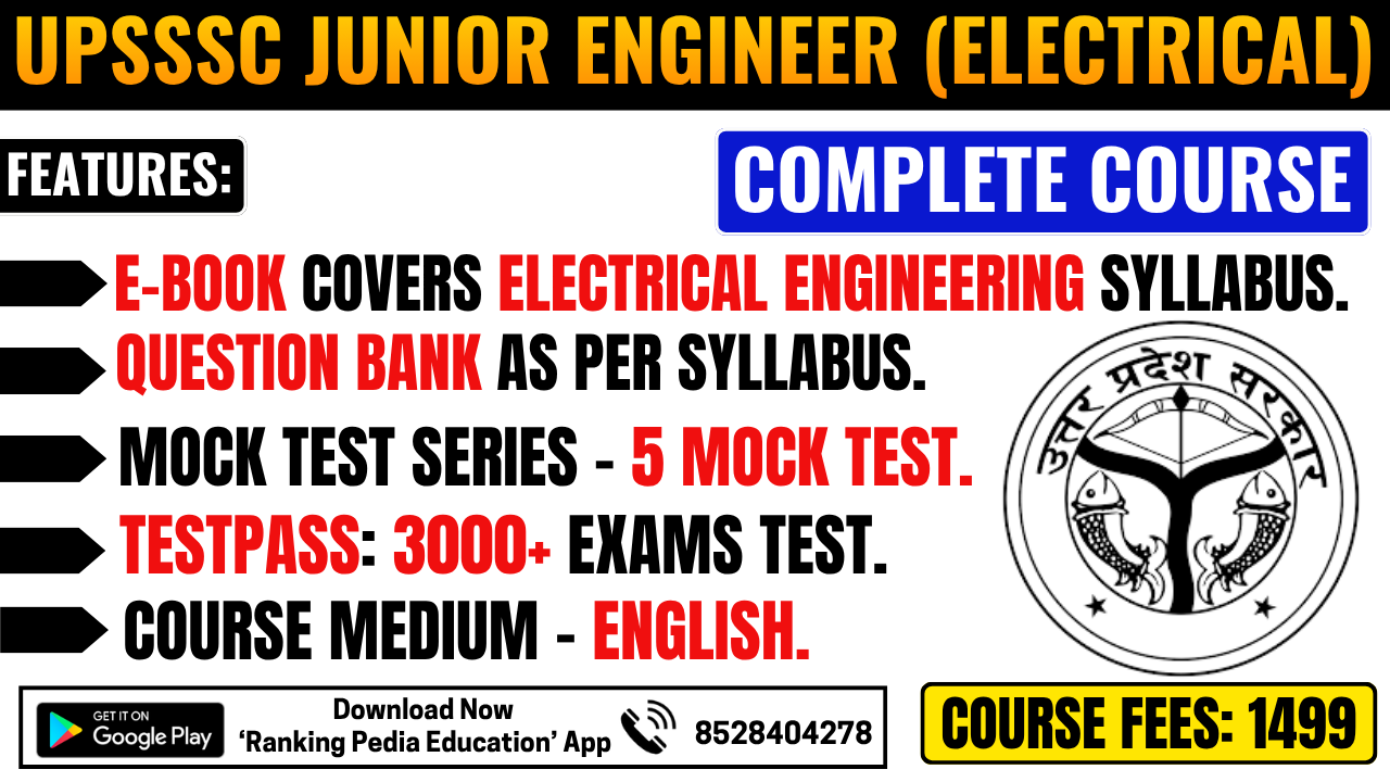 UPSSSC Junior Engineer (Electrical) Exam Complete Course